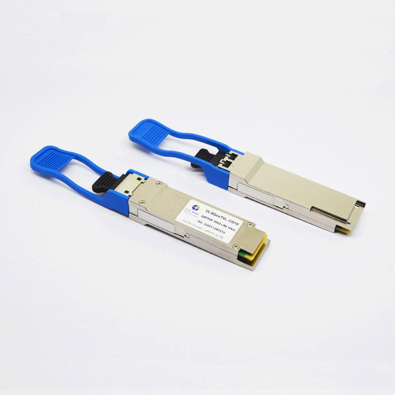 LAN WDM 100G QSFP28 Transceiver 1310nm 10km DOM LC Single Mode